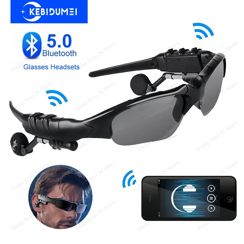 Bluetooth 5.4 Glasses Headsets Wireless Glasses Earphones Air Conduction Headphones Noise Reduction Earbuds Outdoor for Xiaomi