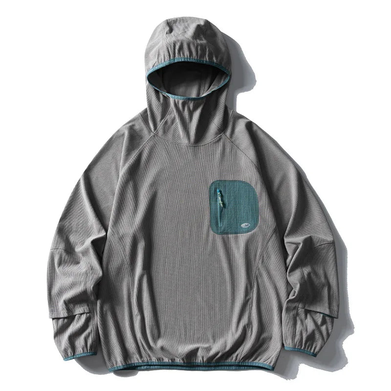 Outdoor Sports Lightweight Quick-Dry Hooded Fleece Training Top Unisex Design with Multiple Color Options Outdoor Camping Hoodie