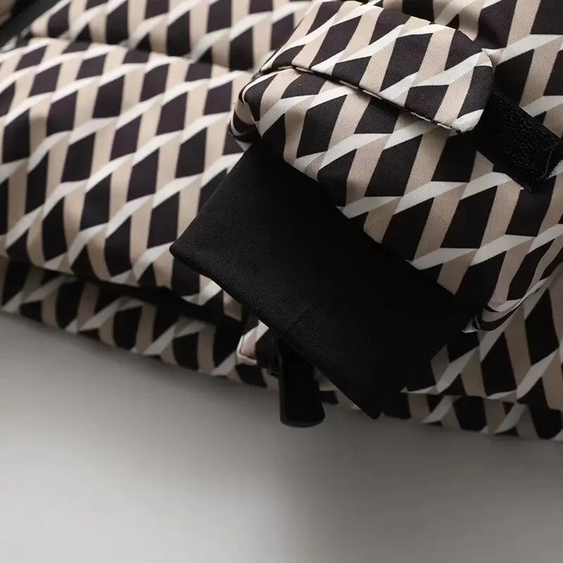 2025 New Women'S Fashion Waist With Belt Hooded Down Cotton Jacket Commuting Warm Windproof Jacket More Comfortable To Wear