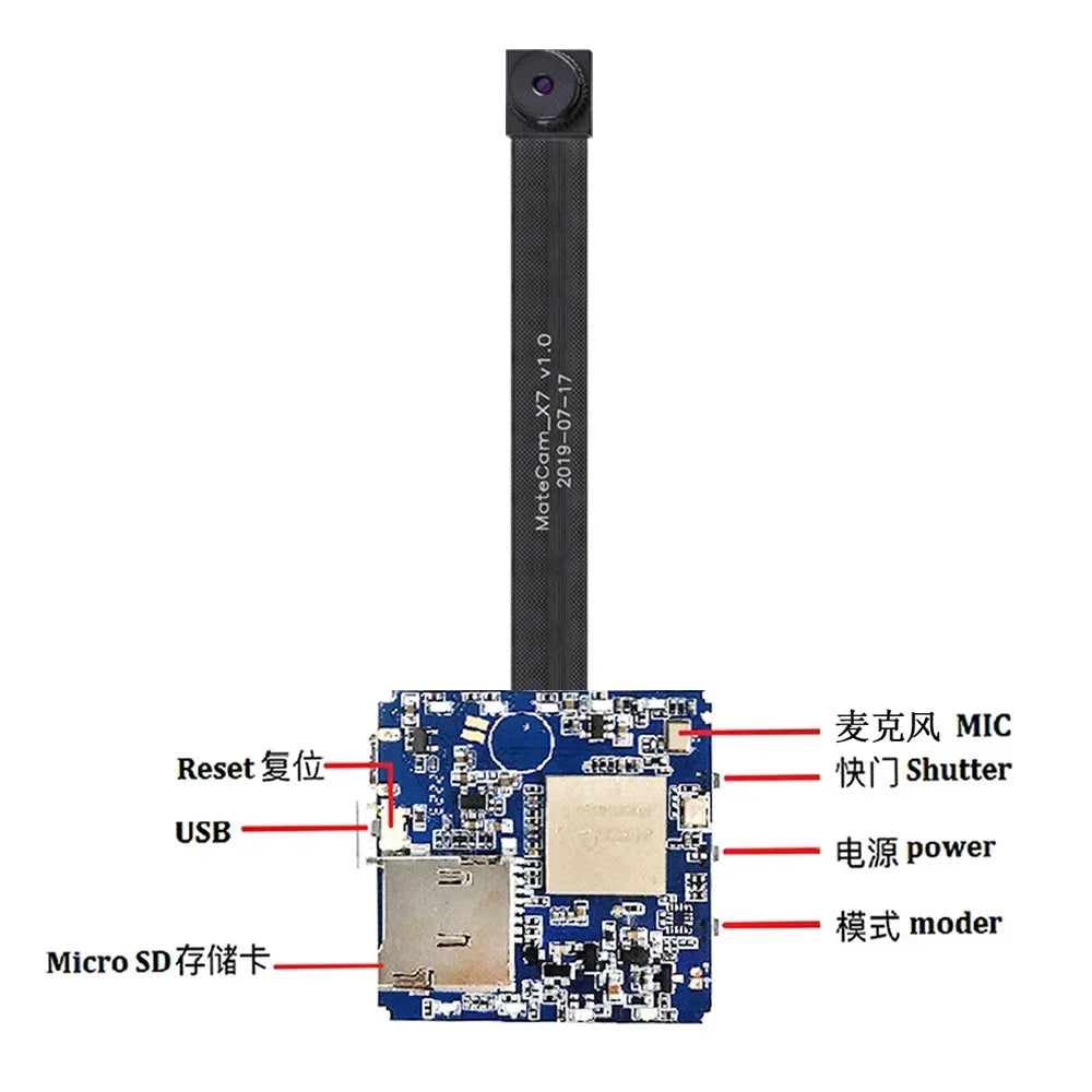 Mini Camera 4k Wifi Camara DIY PC Cam Module Lens Battery Powered Video DVR Recorder Security Cam Surveillance Cameras