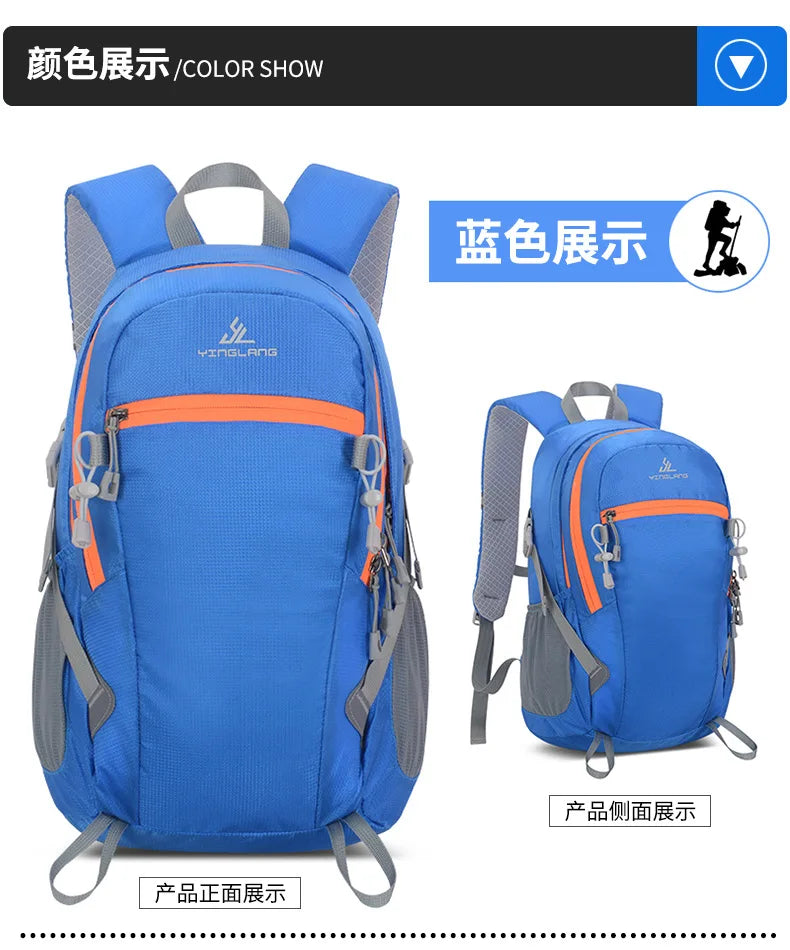 Lightweight and Portable 20L Outdoor Sports Backpack for Hiking Climbing Traveling backpacks school bag mochilas