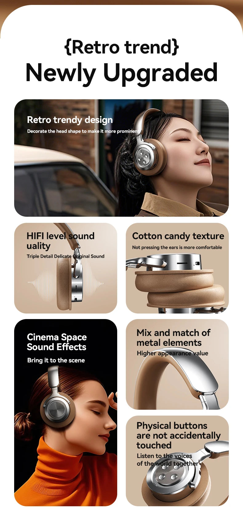 Bluetooth 5.3 Headsets Gaming Headphones Dual Mode Wireless Earphones Foldable Noise Reduction Music Headsets For iPhone Xiaomi