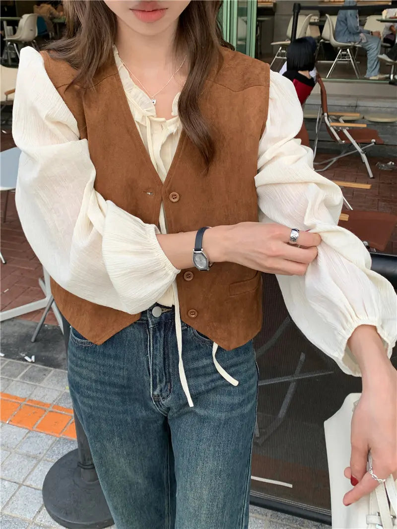 سترات أنيقة للنساء، معطف ربيعي وخريفي، مناسب لجميع المناسبات، كاجوال، موضة كورية، أناقة هاراجوكو، ملابس الشارع، أناقة نسائية