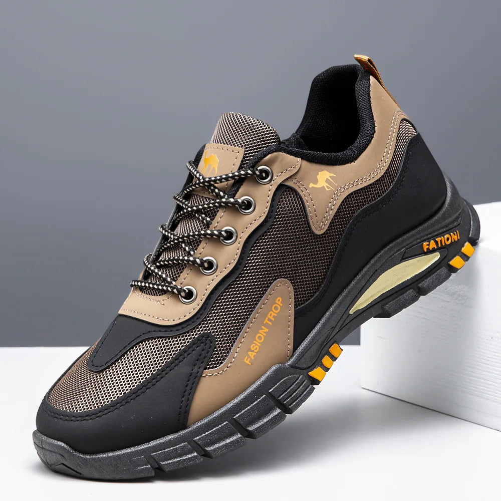 Men's sports and casual outdoor hiking and mountaineering shoes are anti-slip, wear-resistant, comfortable and breathable