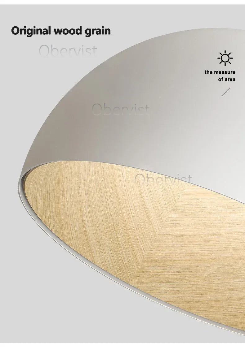 Bedroom Lamp Ceiling Lamp Creative Inclined Ceiling Room Light Personality Modern Minimalist Wood Grain Study Lamp Owner