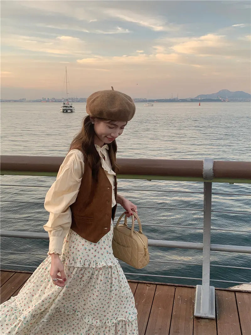 سترات أنيقة للنساء، معطف ربيعي وخريفي، مناسب لجميع المناسبات، كاجوال، موضة كورية، أناقة هاراجوكو، ملابس الشارع، أناقة نسائية