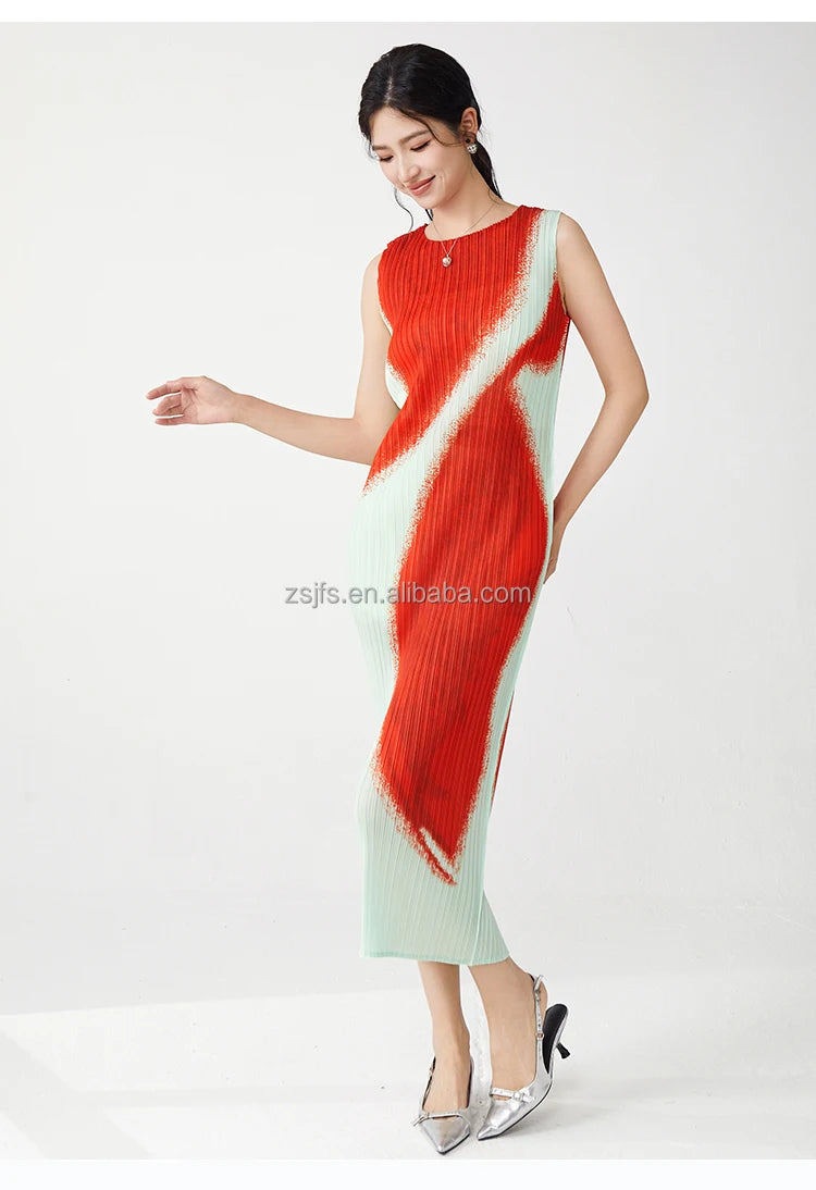 Women Clothing Wholesale Summer Ladies Fashion Dresses High Quality Stretch Sleeveless Dresses SwiftNest