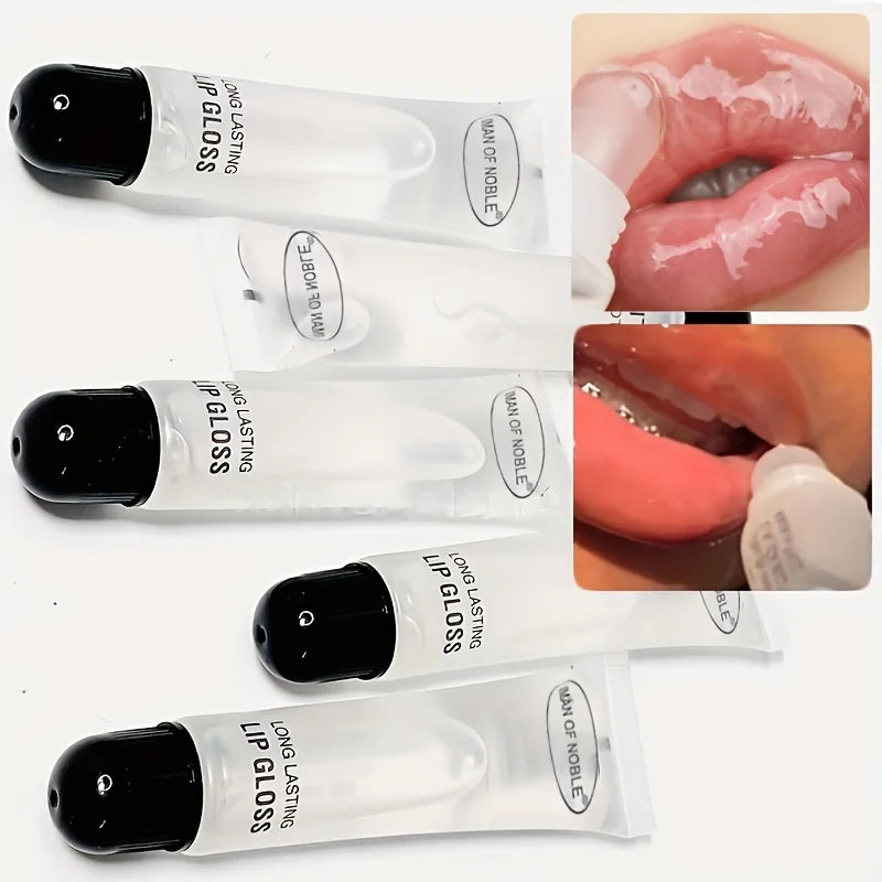 6pcs Glossy Finish Lip Gloss, Moisturizing Cream for All skin Types,Non-Sticky Hydrating Lip Oil, Long-Lasting Shine for Dry Lip