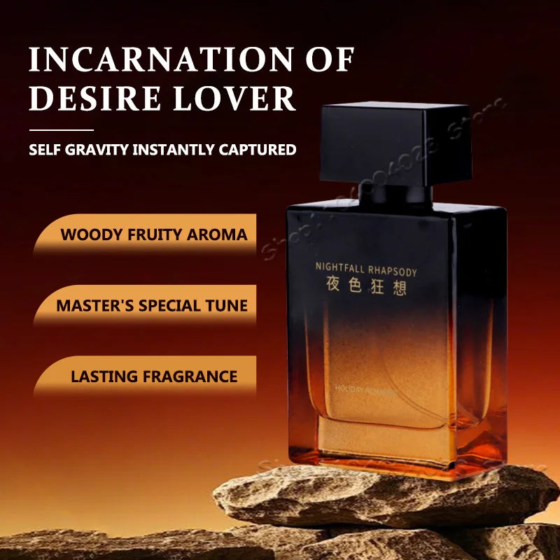 50ML Pheromone Men's Perfume High Quality Woody Scent Emits Charm Enhances Confidence Long-lasting Fragrance Cologne for Men SwiftNest