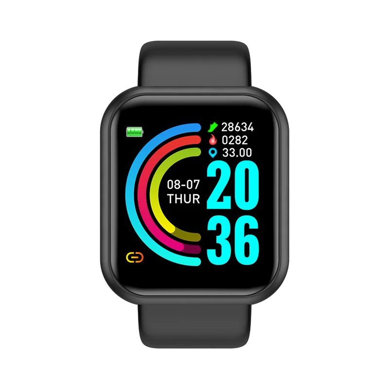 D13 Smart Watch Men Women 116 Plus Sports Mode Running Track Fitness Smart Band Message Reminder Smart Bracelet For Android IOS