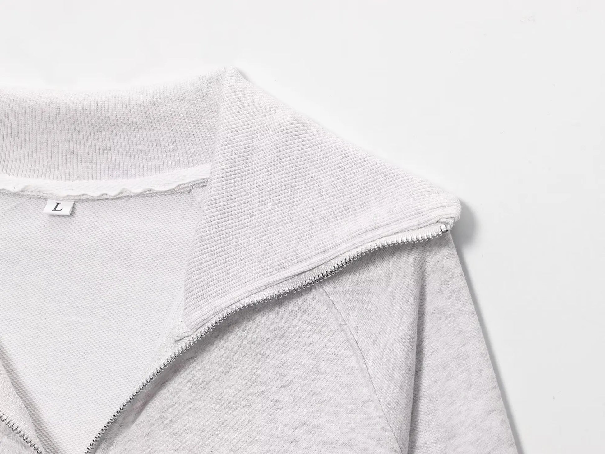 HH Women Autumn Fashion Sets Solid Turn-Down Collar Long Sleeves Pockets Zipper Slim Short Coat+Casual Elastic Waist Long Pants SwiftNest