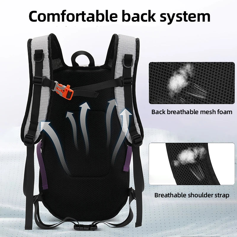 Outdoor Cycling Mountaineering Sports Hiking Backpack Men Women Large Camping Trekking Rucksack Running Climbing   Training Bags