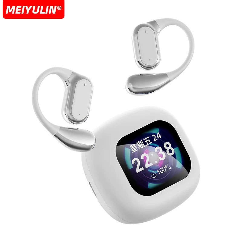 Real-Time Language Translator Headphones Bluetooth Wireless Earphones Sports Noise Reduction Earhooks Headset Smart Touch Screen
