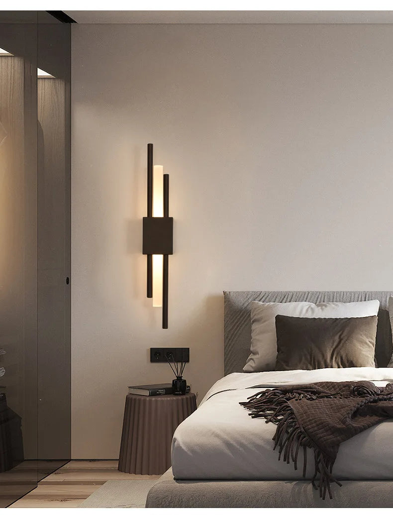 Bedroom Bedside Wall Lamp Simple Modern Living Room Aisle Corridor Background Light Luxury Style Living Room Lighting