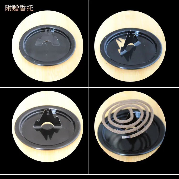 Natural Incense Coils Burn for 4 Hours. Sandalwood and Agarwood Incense Coils Are Used for Home Health and Wellness Incense