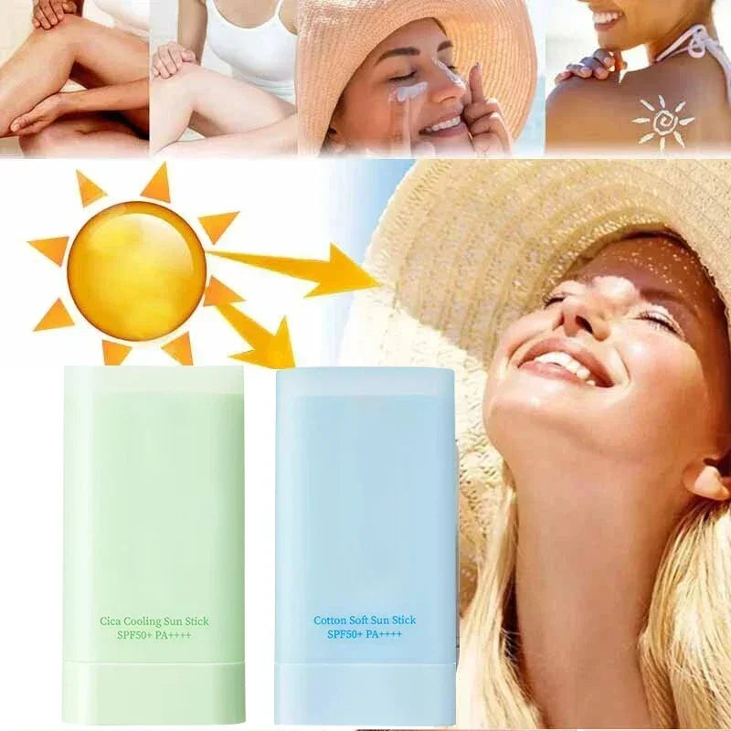 Korea Skin Care Tocobo Cotton Soft Sun Stick SPF 50+ Water Sense Essence Sunscreen Oil Control Refreshing Non-greasy Moisturise