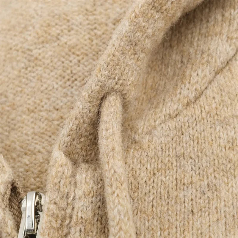 هودي نسائي محبوك جذاب وعصري لخريف 2025