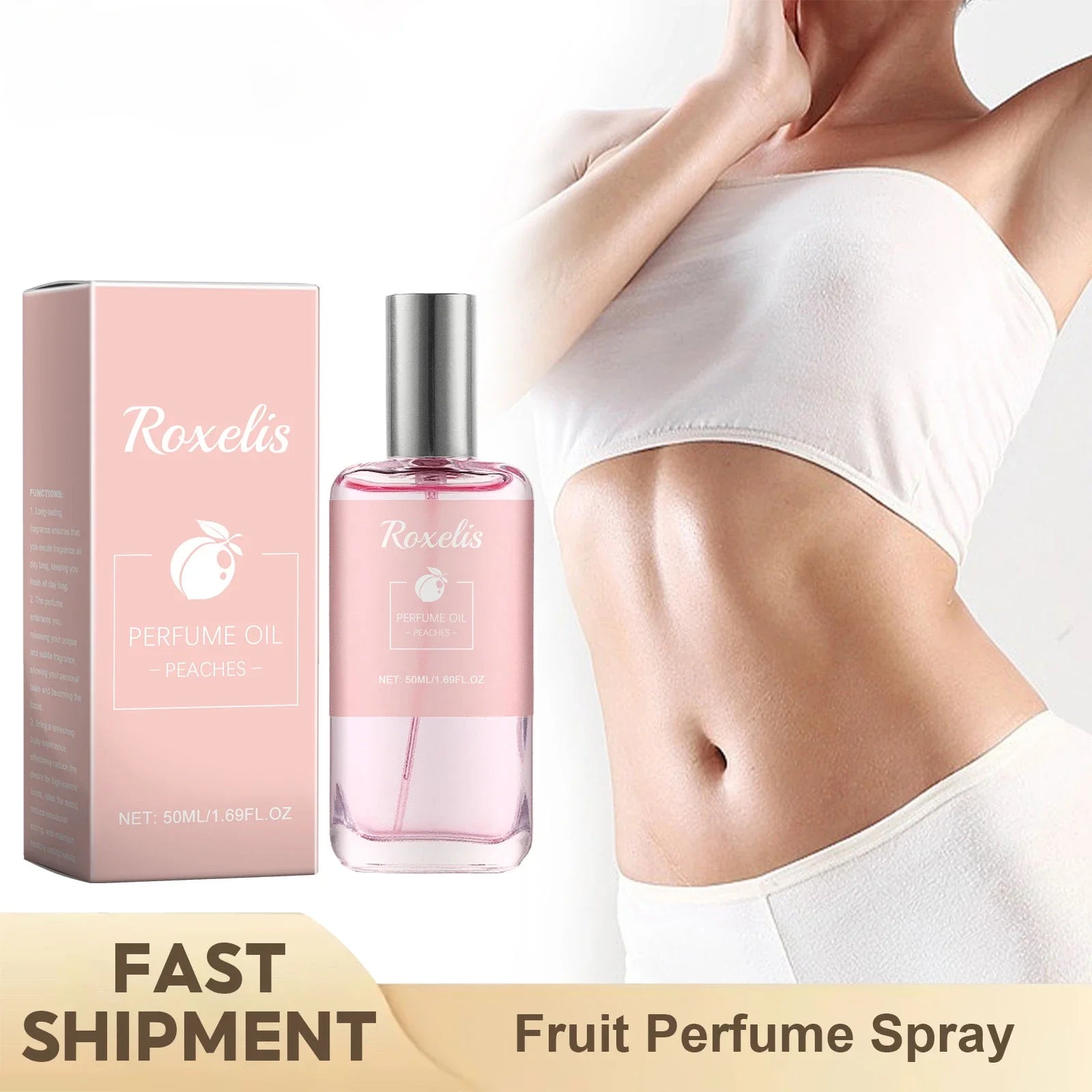 Peach Fragrant Perfume Lasting Sweet Aroma Light Fragrance Enhanced Pheromone Elegant Stimulates Flirtation Perfume Social Date SwiftNest
