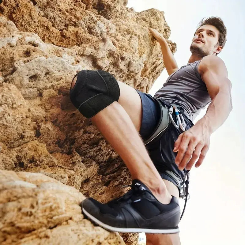 Sports knee pads - Outdoor hiking breathable basketball cycling knee pads - Running reinforced protective gear spring knee pads