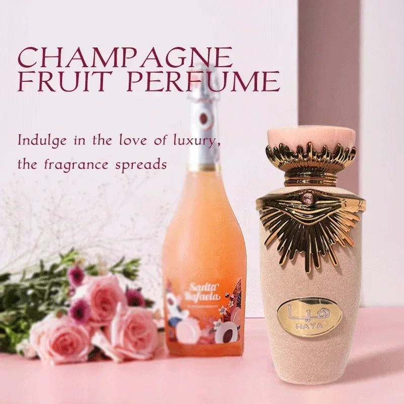 New 100ml Perfumes Arabes Original High Quality HAYA Fruit Eau De Toilette Long Lasting Smell Pheromone Transmission Dateable SwiftNest