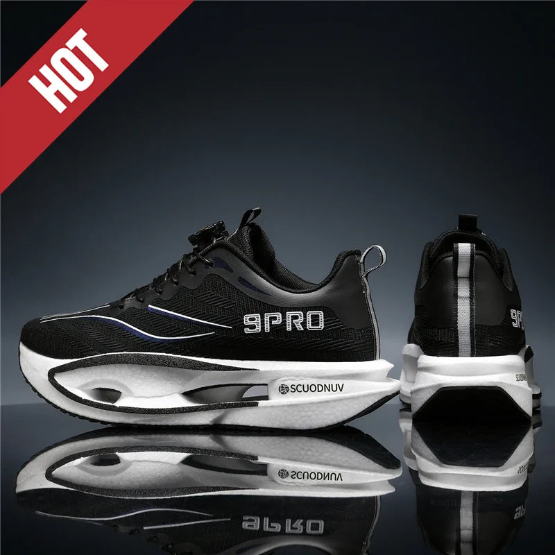 Men Running Shoes Casual Professional Marathon Sports Breathable Lightweight Women Comfortable Athletic Sneakers Carbon Plate