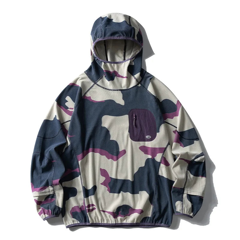 Outdoor Sports Lightweight Quick-Dry Hooded Fleece Training Top Unisex Design with Multiple Color Options Outdoor Camping Hoodie