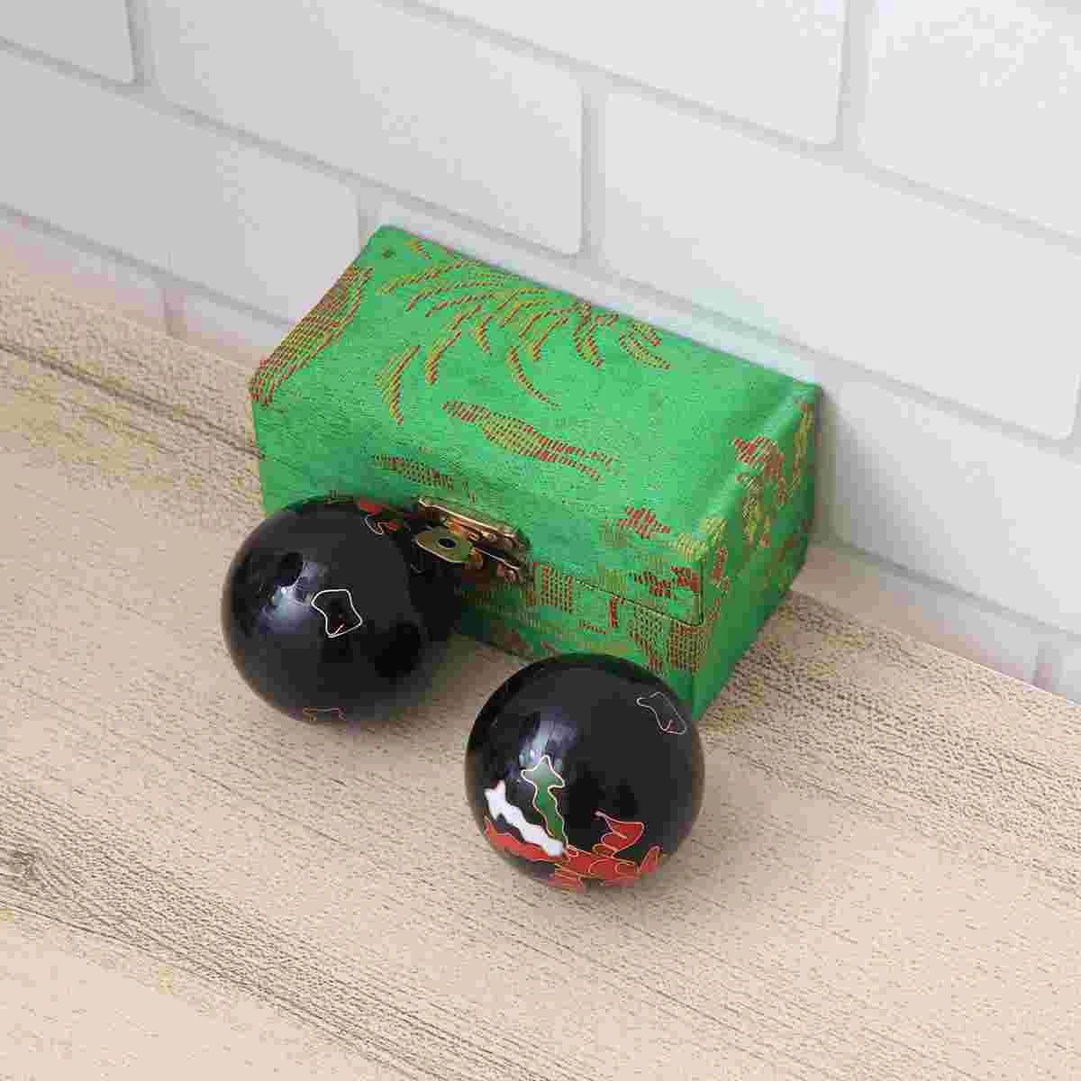 كرات باودينغ لتمرين اليد، كرات صحية صينية، كرة تدليك، أداة علاج لتخفيف التوتر، أدوات صحية، تخفيف آلام التهاب المفاصل