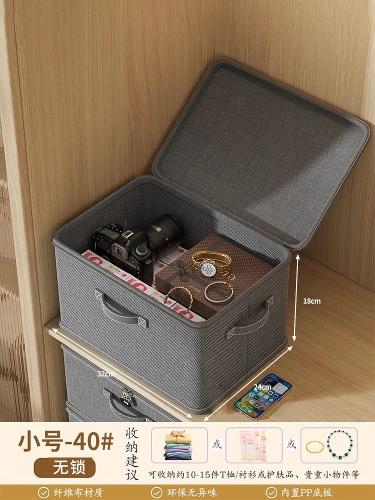 Large Capaci Loable Fabric Storage Box Foldable Organizer for Clothes And Accories Home And Office Use Wardrobe Solution