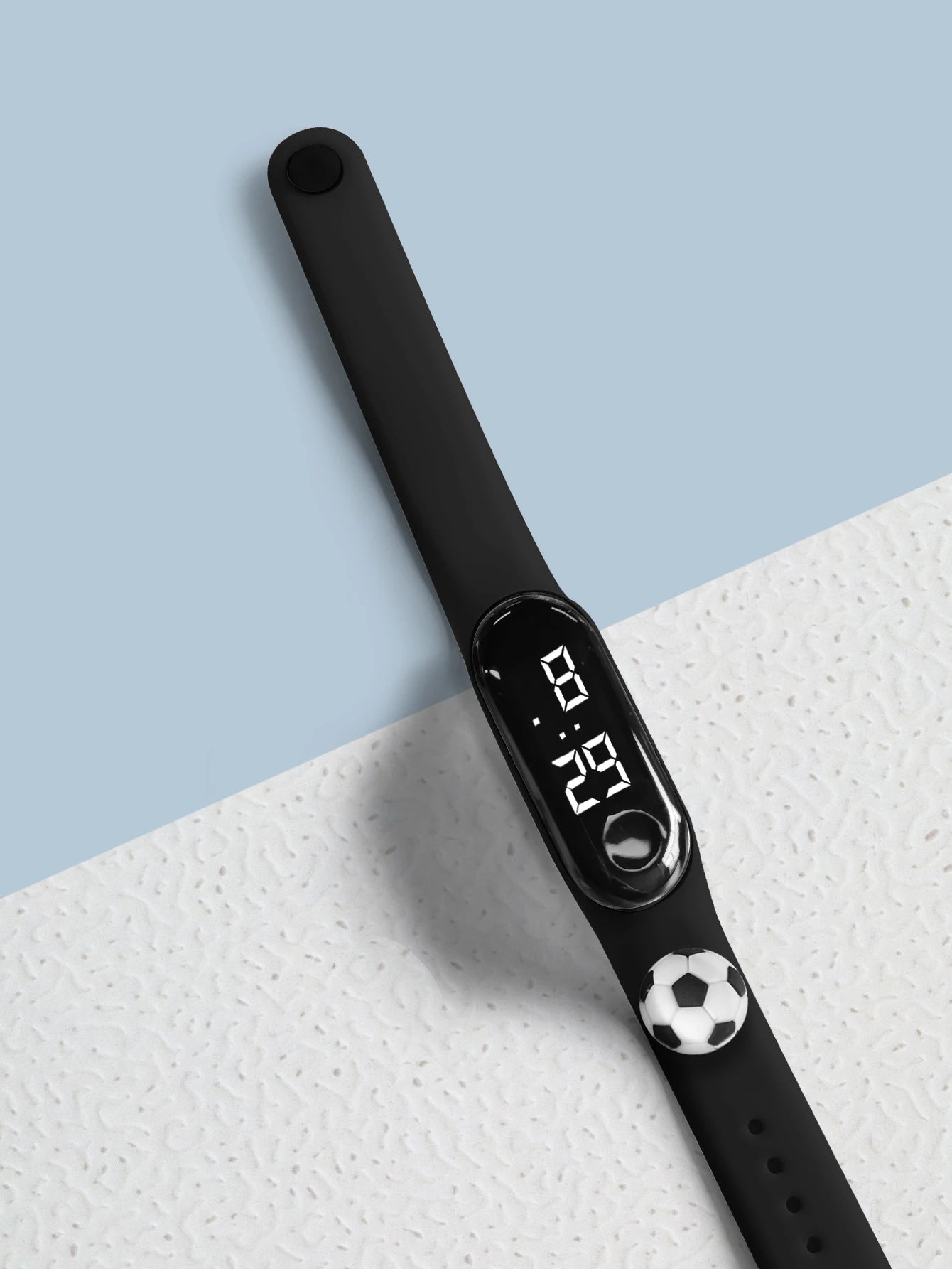 New Children's Outdoor Sports Watch Bracelet Simple Cartoon Football Student Electronic Watch Children's Festival Gift