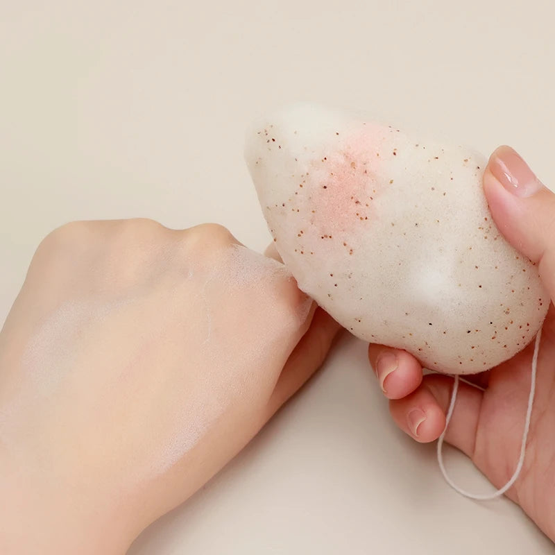 Brainbow Face Washing Konjac Sponge Narural Cleanse Exfoliator Puff Face Cleaning Sponge SwiftNest