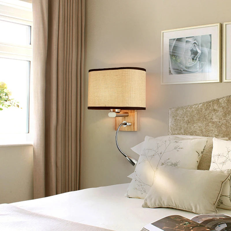 Bedroom Wall lamp With 3W Spotlight Modern Sconce for Living Room Bedside Bathroom Mirror Light Home Decor Indoor Light Fixtures