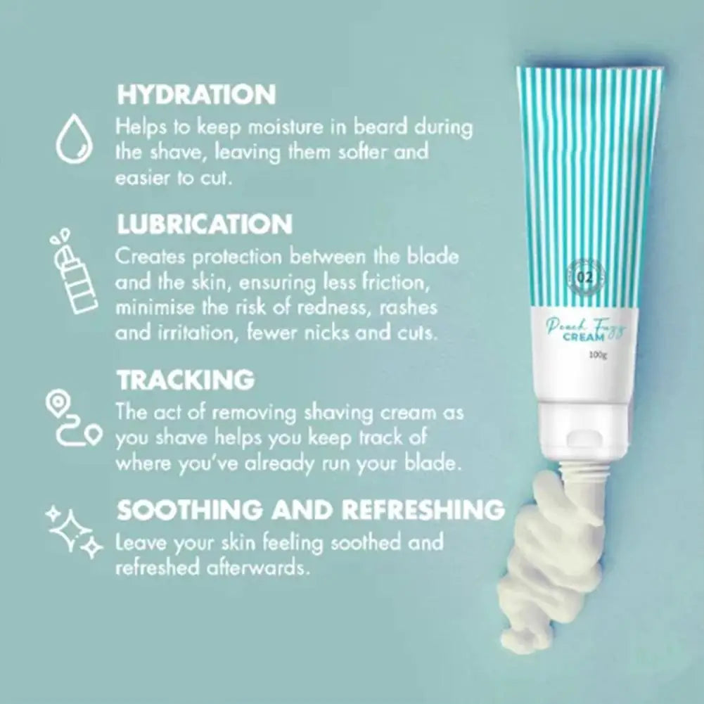 100g Hair Removal Cream Natural Gentle Soothing Ointment Soften Nourishing Hydration Refreshing Lip Facial Skin Women Beauty