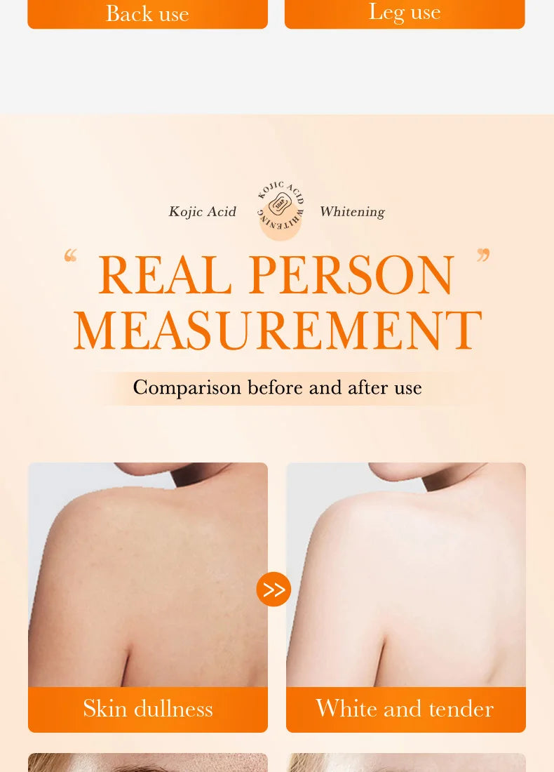 Handmade Whitening Soap Skin Care Deep Cleaning Moisturizing Cleansing Essential Temperate Soap Brighten Skin Kojic Acid Soap