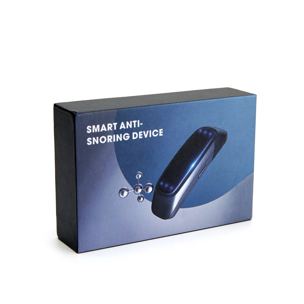 جهاز EMS Pulse Stop Snore المحمول المريح للنوم الجيد وإيقاف الشخير والعناية الصحية ومساعد توقف التنفس أثناء النوم وجهاز USB الذكي المضاد للشخير