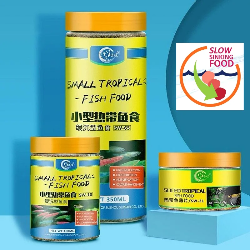 Tropical Fish Feed Aquarium Ornamental Fish Feed For Fish Health Digestive Wellness Color Enhancement