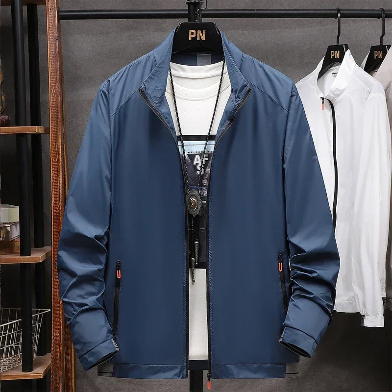 New Sunscreen Coats Men's Breathable Sports Waterproof Jacket Summer UV Protection Outdoor Fishing Skin Clothing