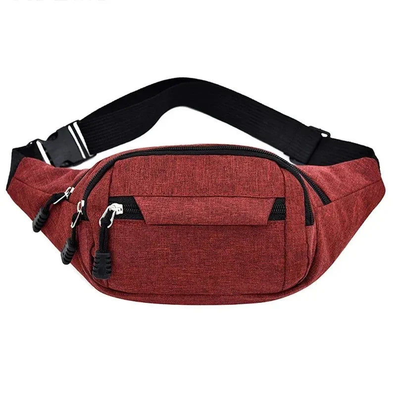 2025 Unisex Sports Fanny Pack - Fashion Canvas Waist/Shoulder Bag for Men & Women, Phone Purse with Casual Crossbody Design