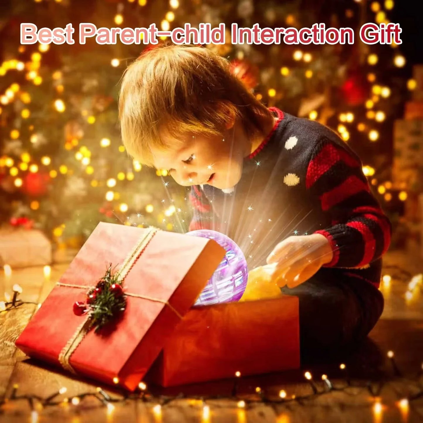 Toys For Kids Luminous Toys Flying Ball Sensing Automatic Rotation Magic Ball Children's Games Outdoor Party Toys Holiday Gifts