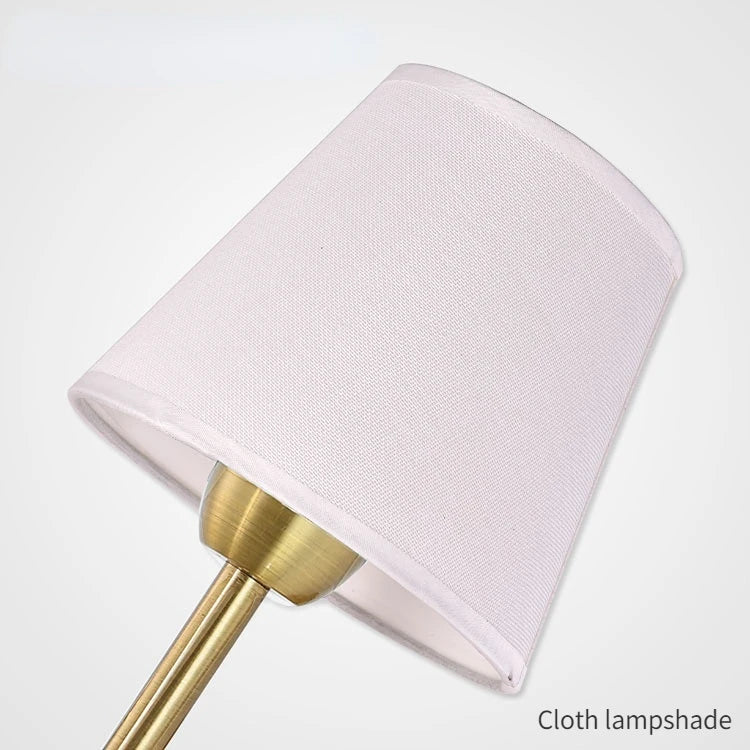 Modern Bedroom Bedside Lamp American Living Room Wall Lamp Luxury Creative Cloth Lampshade Staircase Walkway Decorative Light