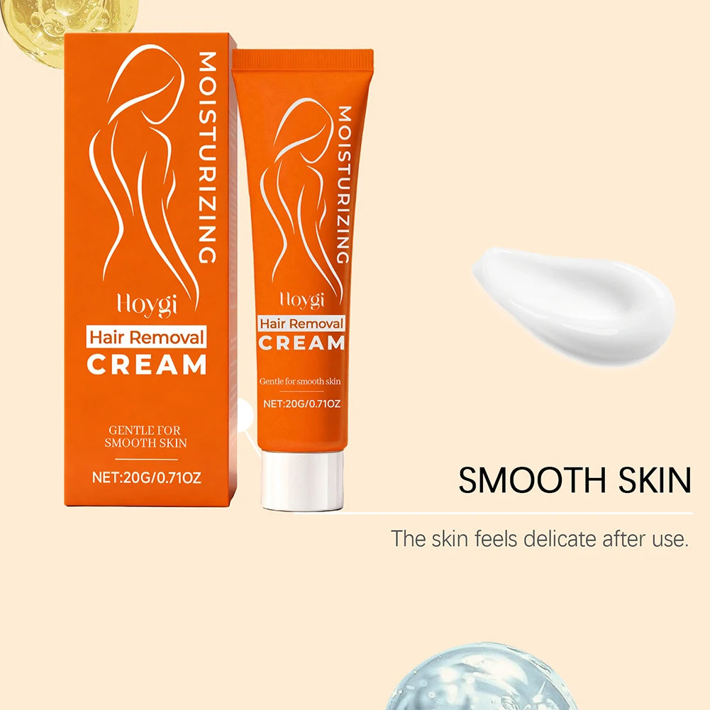 Sensitive Skin Facial Hair Removal Cream Gentle Painless Depilatory Effective Hair Removal Reshaping Skin Smooth Silky