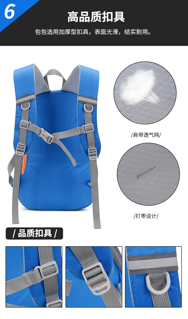Lightweight and Portable 20L Outdoor Sports Backpack for Hiking Climbing Traveling backpacks school bag mochilas