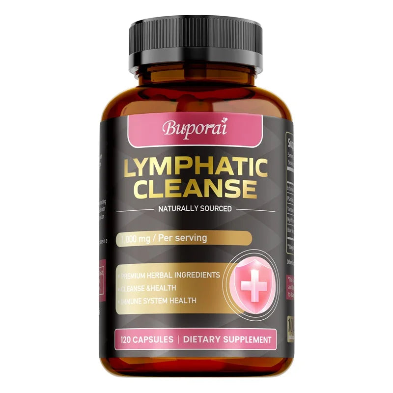 Lymphatic Cleanse - Supports Lymph Node Health and Fluid Balance, Boosts Immunity, and Promotes Overall Well-being - 120pcs