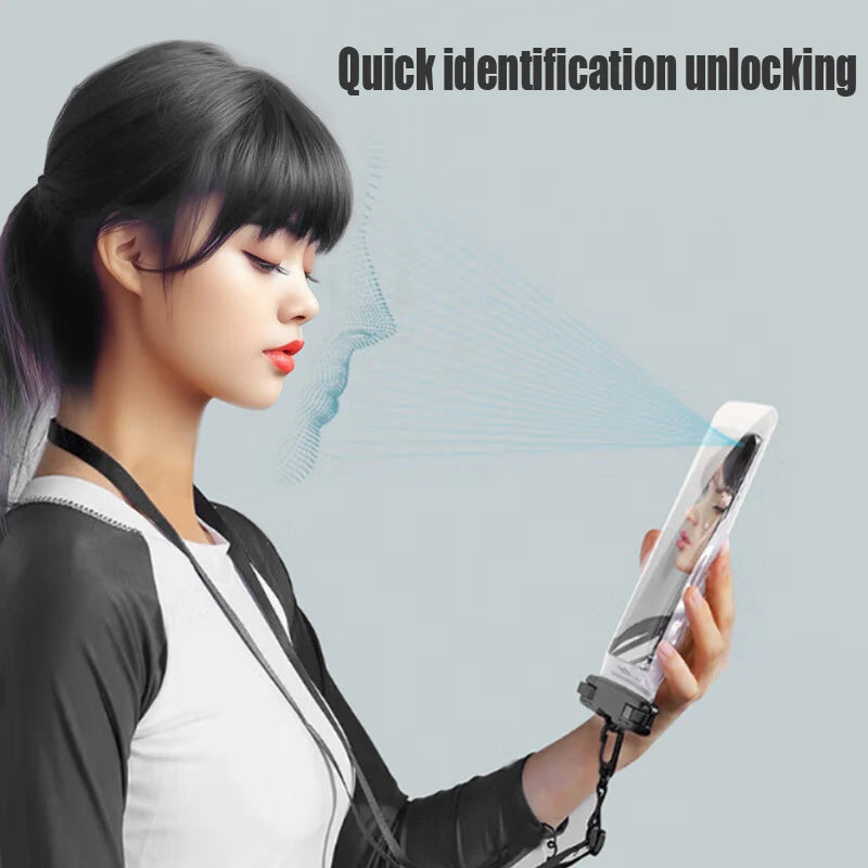 جراب هاتف مقاوم للماء وحقيبة مقاومة للماء للسباحة وحقيبة حماية عالمية للهاتف تحت الماء لهاتف iPhone 11 12 13 14 15 16 Pro