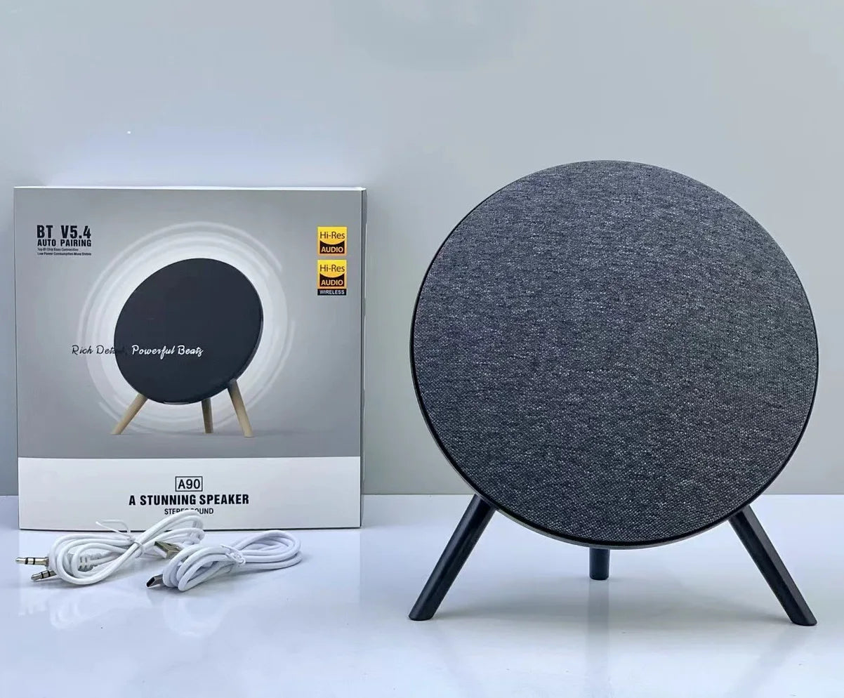 مكبر صوت صغير بتقنية البلوتوث بتصميم UFO BT 5.4 HIFI ستيريو لاسلكي نظام صوت المسرح المنزلي يدعم TWS TF USB AUX FM Play