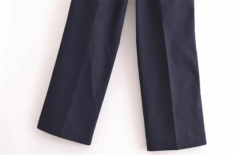 Women's Fashion Suit 2024 New Fall Side Stripe Long Sleeve Jacket Striped Casual Pants Elegant casual women's pantalon suit