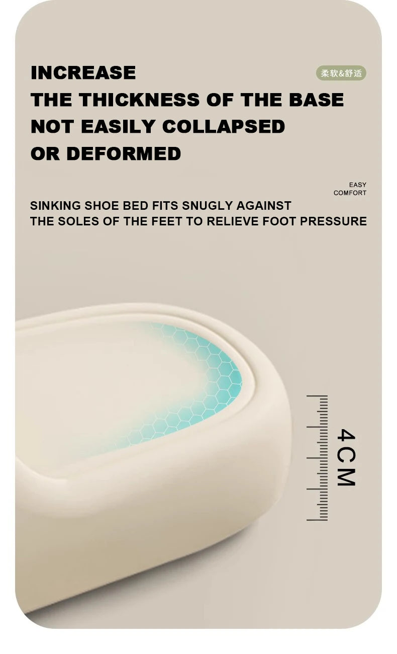 New Summer Platform Cloud Slippers Women Comfy Solid Color Soft Sole EVA Pillow Slides Woman Couple Non Slip Beach Flip Flops