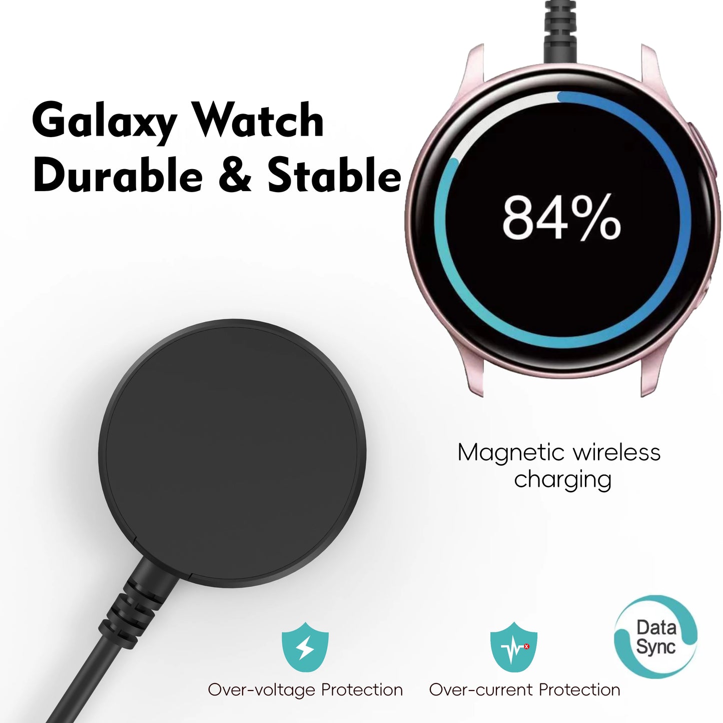 Watch Whiress charger for Galaxy Watch Charger Cable for Galaxy Watch 3/4/5/6/7/8 Ultra 4/6/8 Classic  5 Pro Active 1 /2