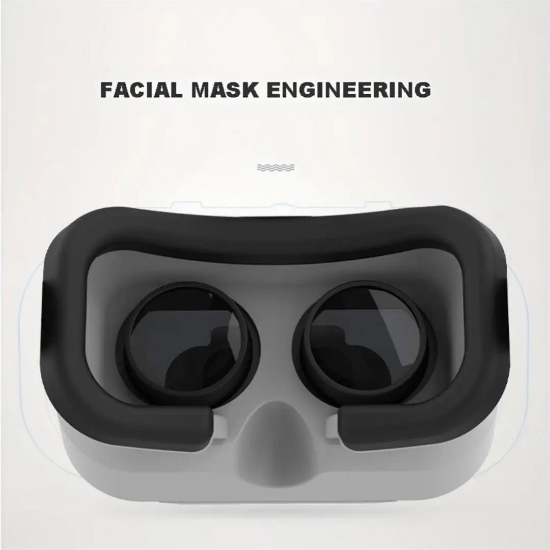 نظارات الواقع الافتراضي G05 ثلاثية الأبعاد من SHINECON، تُثبّت على الرأس، نظارات الواقع الافتراضي قابلة للتعديل للهواتف الذكية التي تعمل بنظام أندرويد مقاس 4.76 بوصة