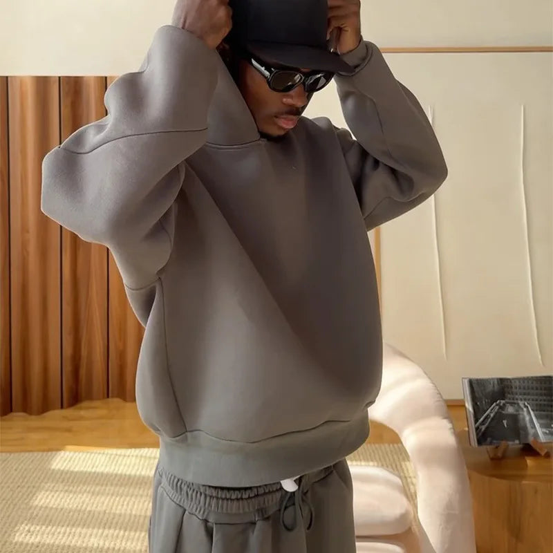 Men's New Sportswear Set | Trendy 2-Piece (Hoodie & Pants) for Outdoor Basketball