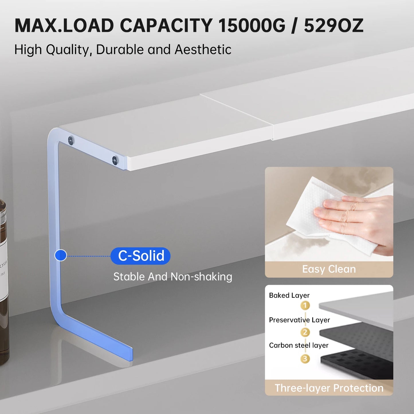 Mirror Cabinet Storage Box Bathroom Cabinet Partition Hanging Basket Organizer Cosmetics and Skin Care Products Bathroom Storage Rack